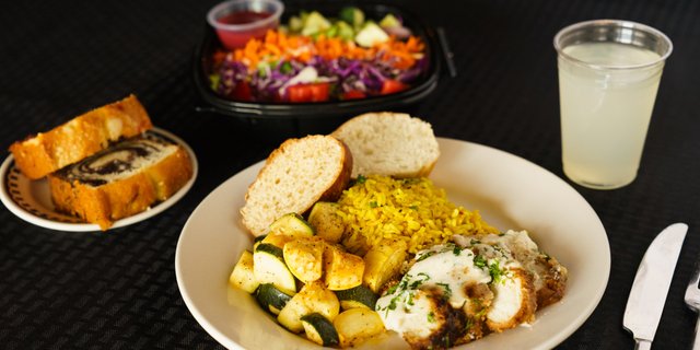 Oven-Roasted Parmesan Chicken Breast Meal