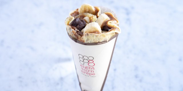 Banana Nut-Chocolate Crepe