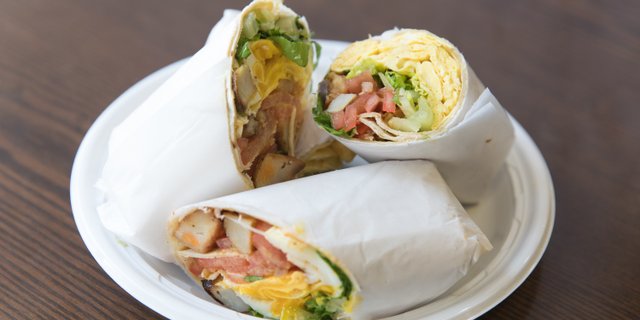Omelette Wraps Platter