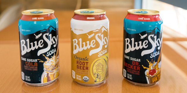 Assorted Blue Sky Sodas