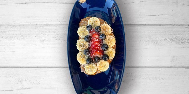 Sweet Almond Berry Toast