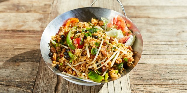 Spicy Chorizo Fried Rice