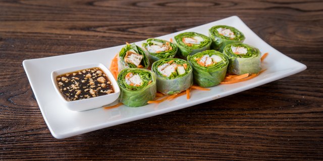 Fresh Spring Rolls w/ Tofu