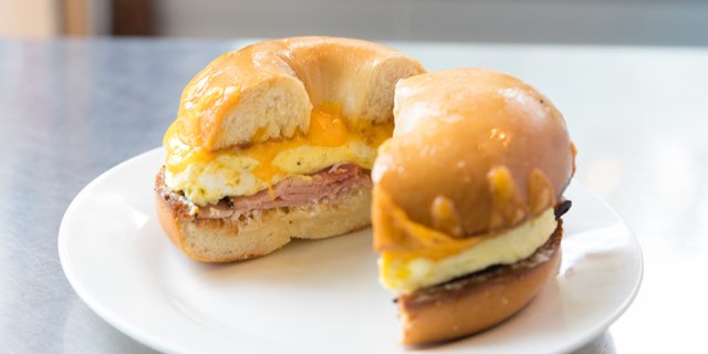 Breakfast Bagel Sandwich