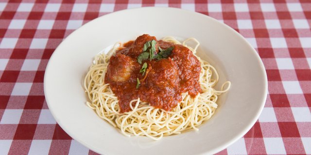 Spaghetti w/ Meatballs