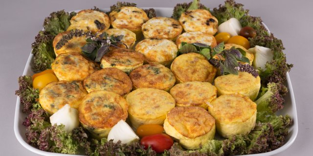 Sliced Quiche Platter