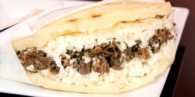 Stuffed Arepa