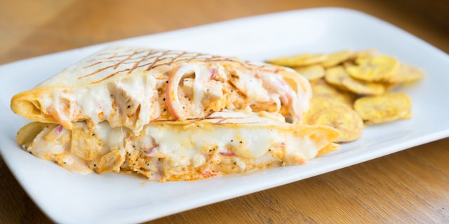 Buff Chick Quesadilla Panini Wrap