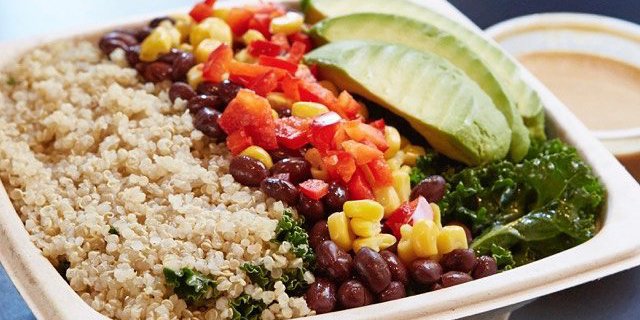 Power Up! Kale Salad Platter