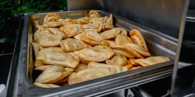 Fried Potato & Cheddar Pierogis