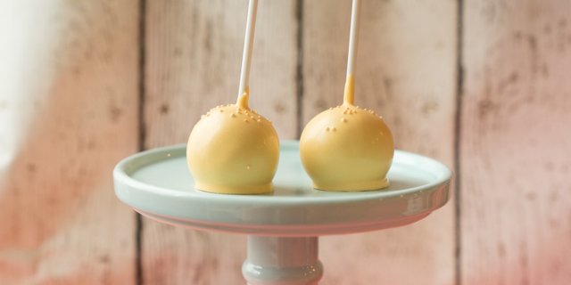 Meyer Lemon Cake Pops