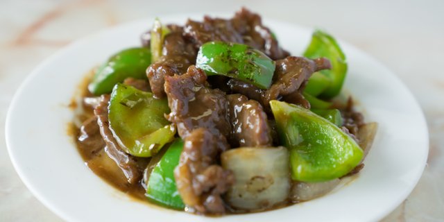 Green Peppers & Onions Steak