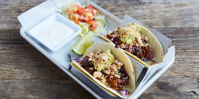 Asian BBQ Pork Tacos