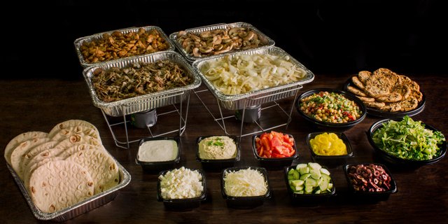Make-Your-Own Pita Bar