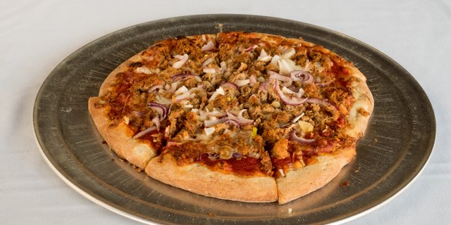 Oven Pork Pizza