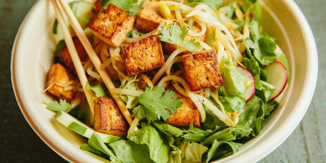 Sprouts & Tofu Salad