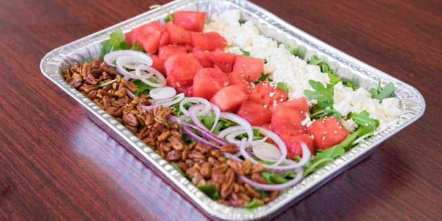 Watermelon Arugula Salad