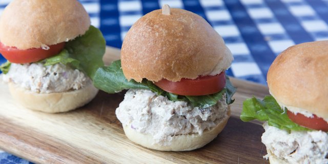 Mini Tuna Salad Sandwiches
