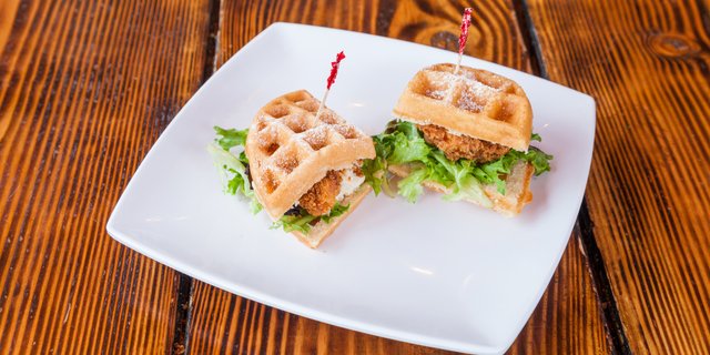 Chicken Waffle Sliders