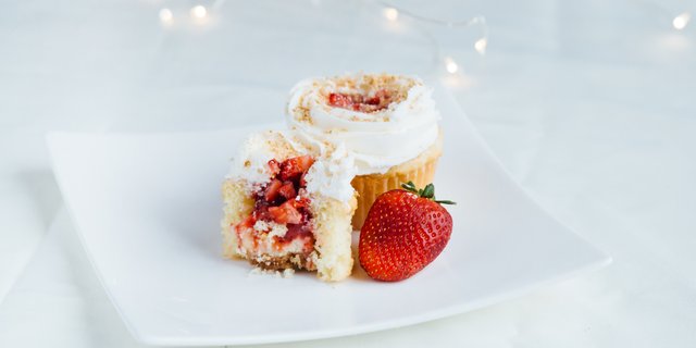 Strawberry Shortcake Cupcakes