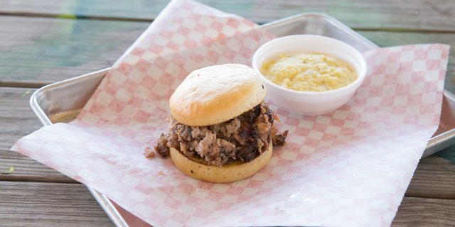 Chopped Brisket Sandwich