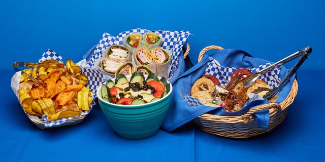 Deli & Caesar Wraps