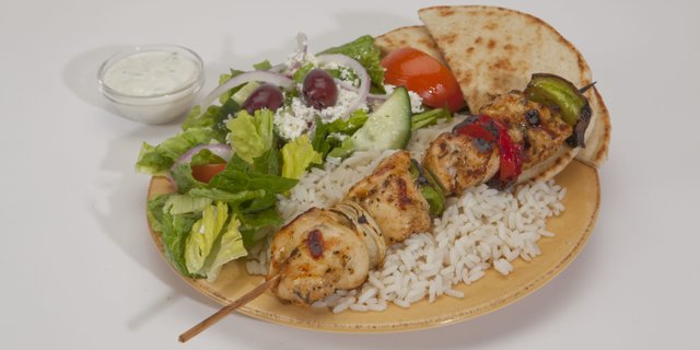 Chicken Kabob Plate