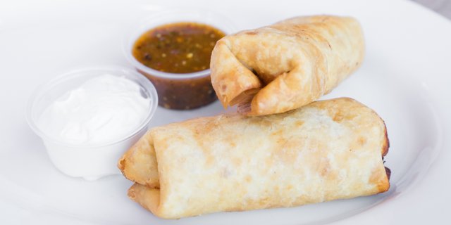Mini Chicken Chimichangas