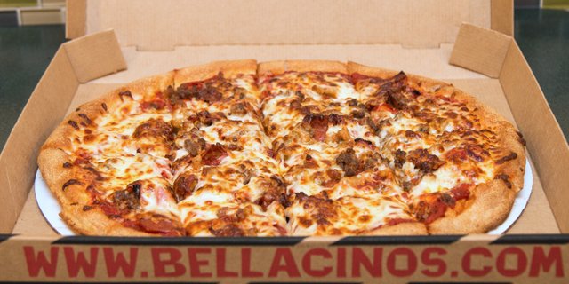 Bellacino's Meat Eater Pizza