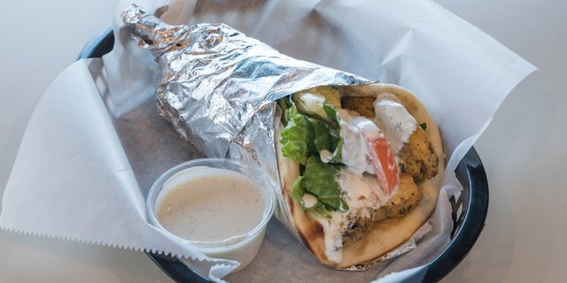 Chicken Kabob Wrap