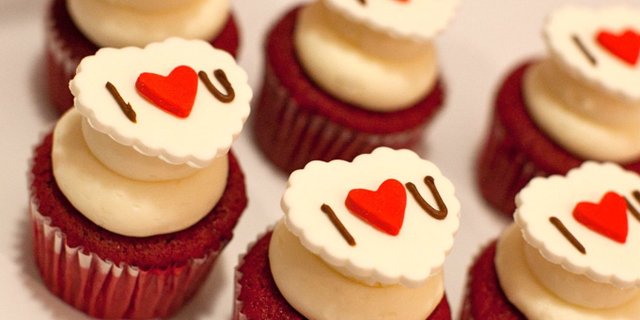 Assorted Valentine's Day Cupcakes