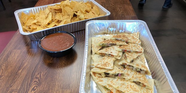 Roasted Vegetable Quesadilla Tray