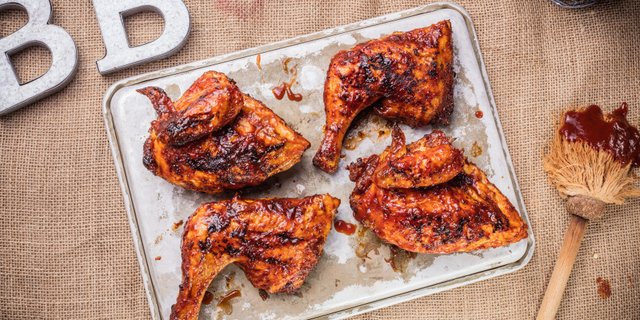 Whole BBQ Roasted Chicken