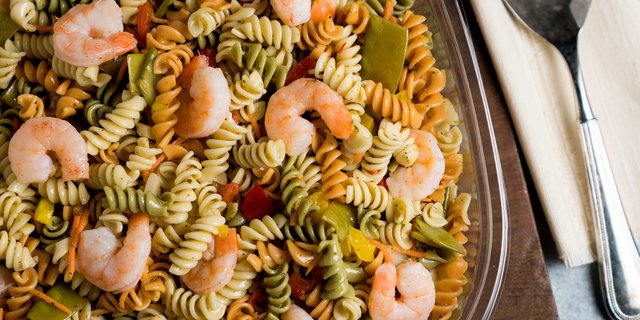 Pasta Salad Bowl w/ Shrimp