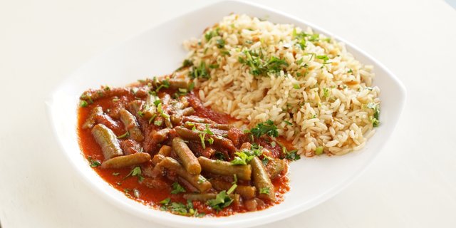 String Beans and Rice