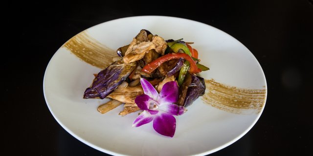 Basil Eggplant Entree