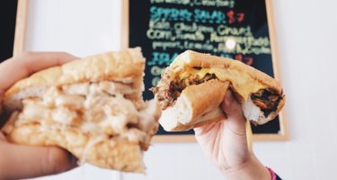 Cheesesteak on Clay
