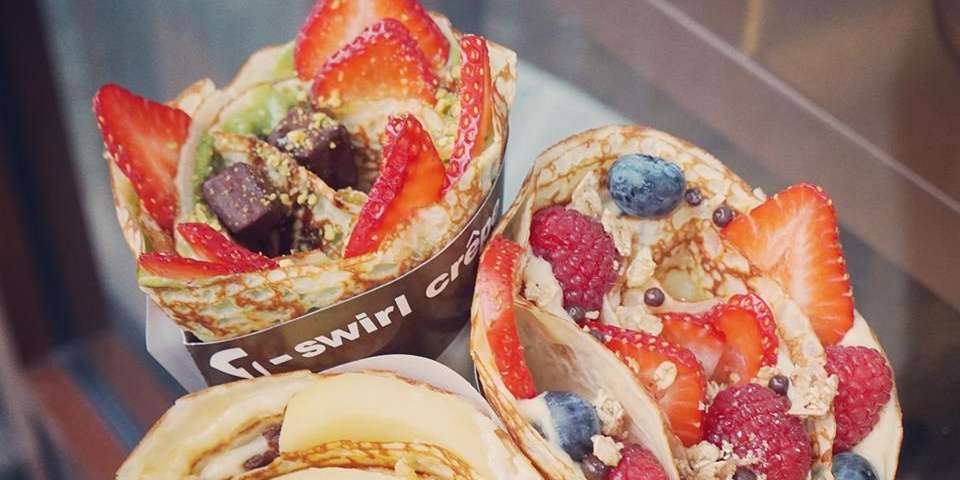 T swirl Crepe