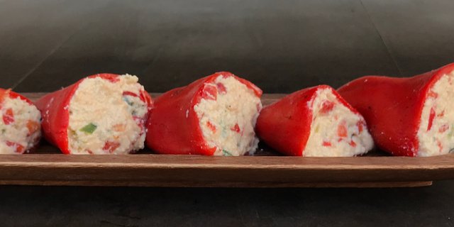 Soft Tofu & Roasted Red Peppers