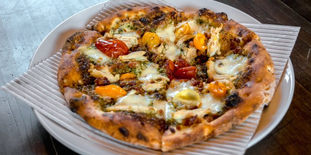 Pesto Chicken Pizza