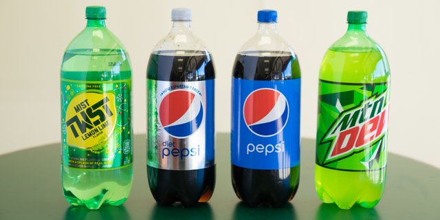Assorted 2L Soda Bottles
