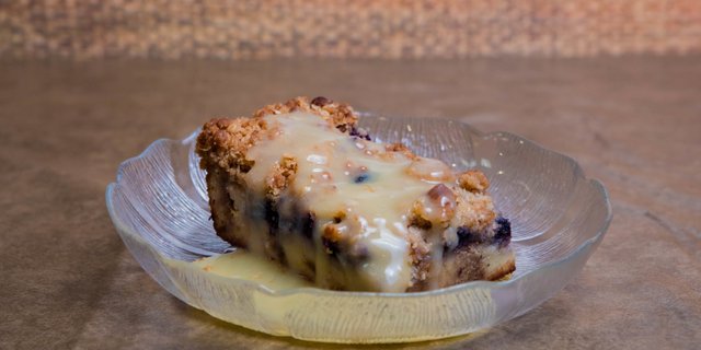 Blueberry Bread Pudding