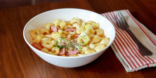 Sausage, Kale & Tortellini Soup
