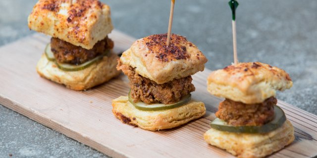 Dozen Chicken Biscuit Sliders