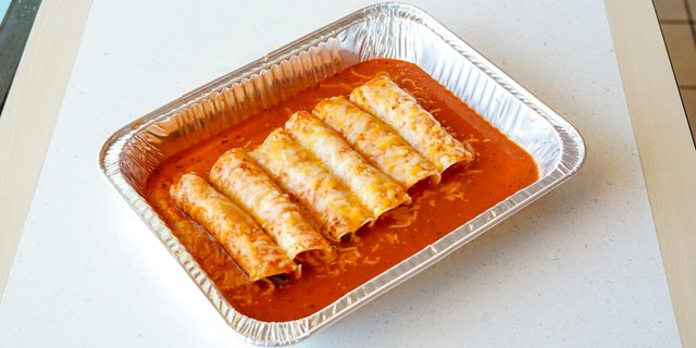 Half-Dozen Carnitas Enchiladas