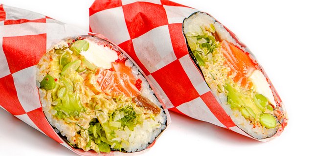 Salmon Like You Sushi Burrito