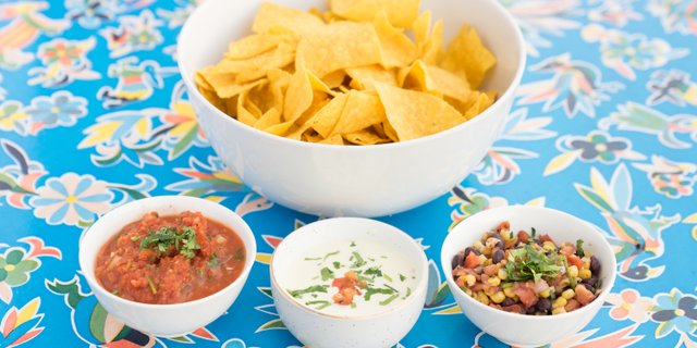Chips, Salsa & Queso