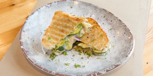 Zucchini Melt Panini