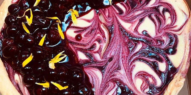 Beet & Berry Cheesecake
