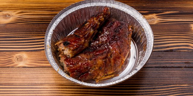 Bourbon-Glazed Rib Tips